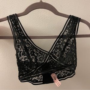 NWT Victoria’s Secret Black Lace Sexy Bra (XS)